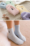 Embroided Thick Women Cotton Plush Winter Socks