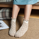 Cute Animal Women Warm Cotton Socks