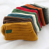 Colorful Warm Women Socks Knitted Stripe