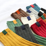 Colorful Warm Women Socks Knitted Stripe