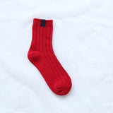 Colorful Warm Women Socks Knitted Stripe