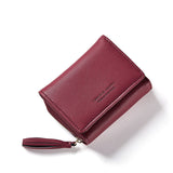 Tassel Design Small Clutch Women Wallet