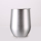 9oz Stainless Steel Solid Colors Travel Mug with Lid